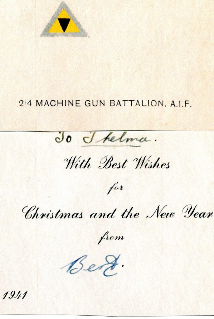 2/4th Christmas Card 1941