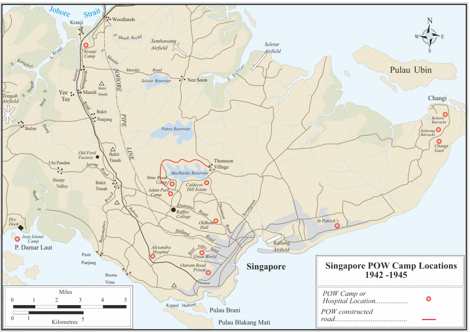 map singapore changi