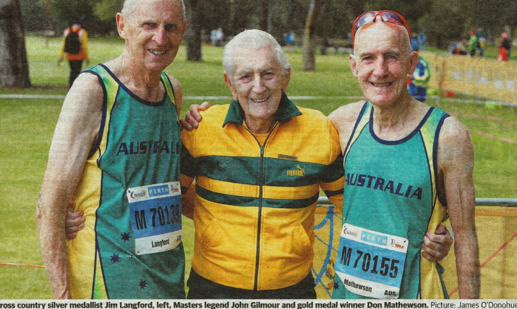 L Cpl John Gilmour WX8622 November 2016 World Masters Athletic Championships