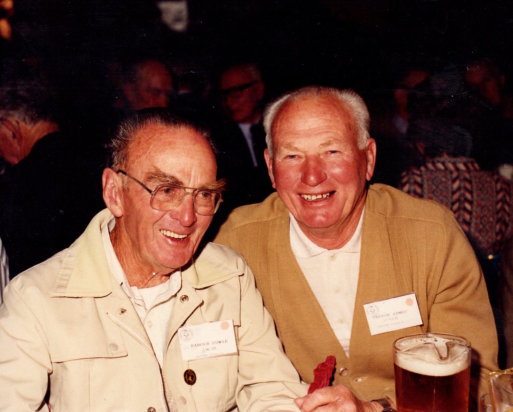 Harold Cowie and Trevor James. Launceston - 1990