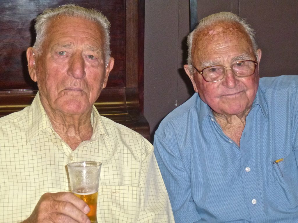 Dick Ridgwell and Bob Dunnell, Anzac House