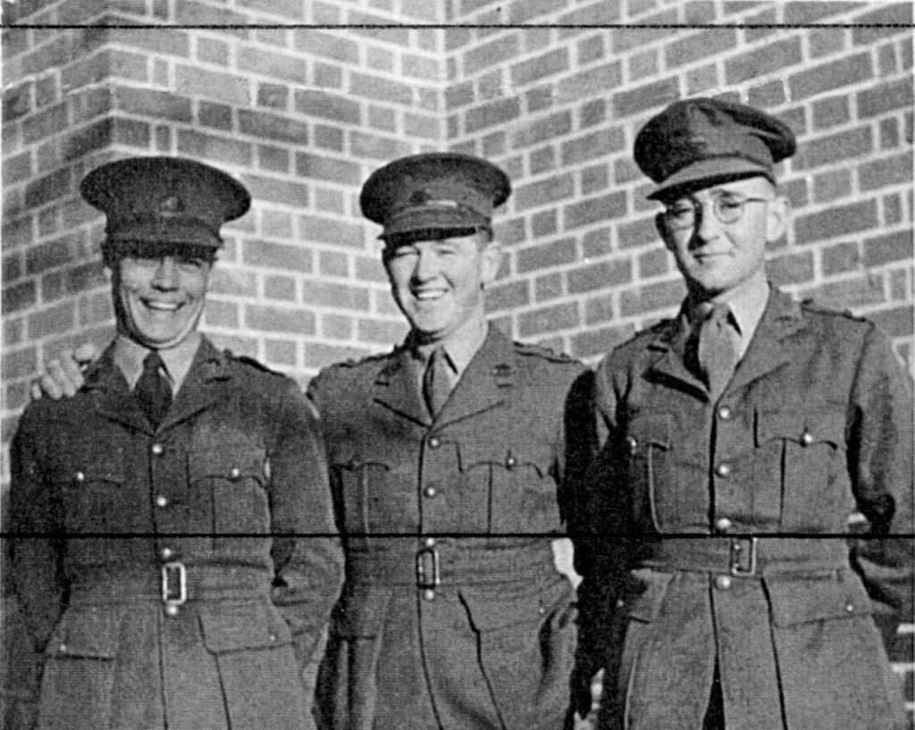 Lt Curnow, Lt Royce and Lt Raphael