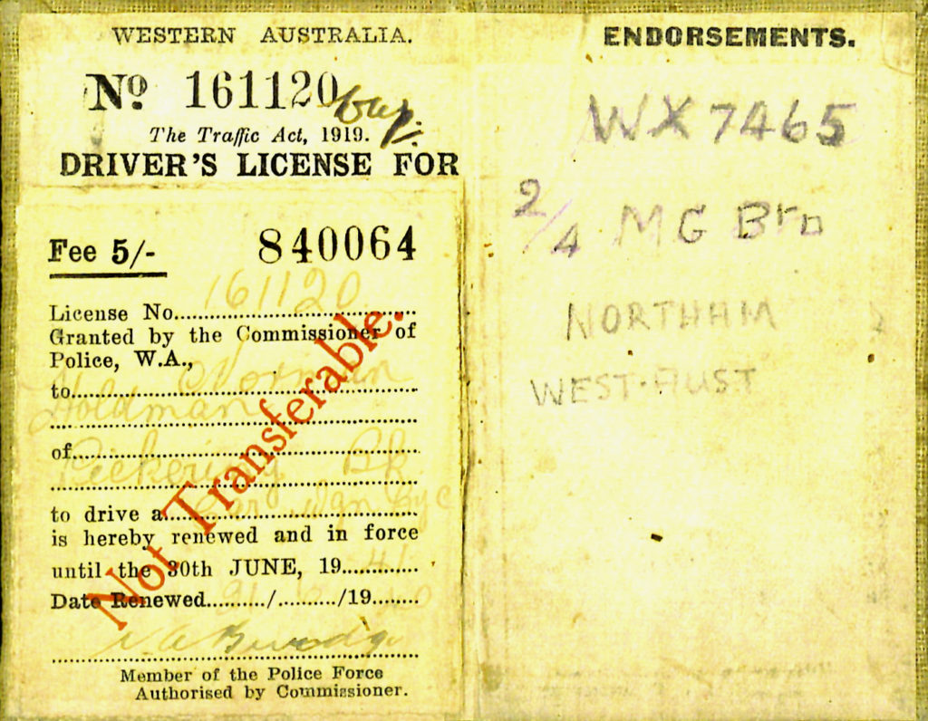 Holdman, Lofty's truck licence